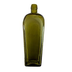 Antique Case Gin Glass Bottle - 10.25" x 3.5"